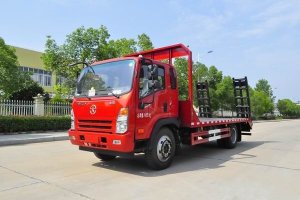 這款國六挖機平板運輸車很火，關(guān)注沒？